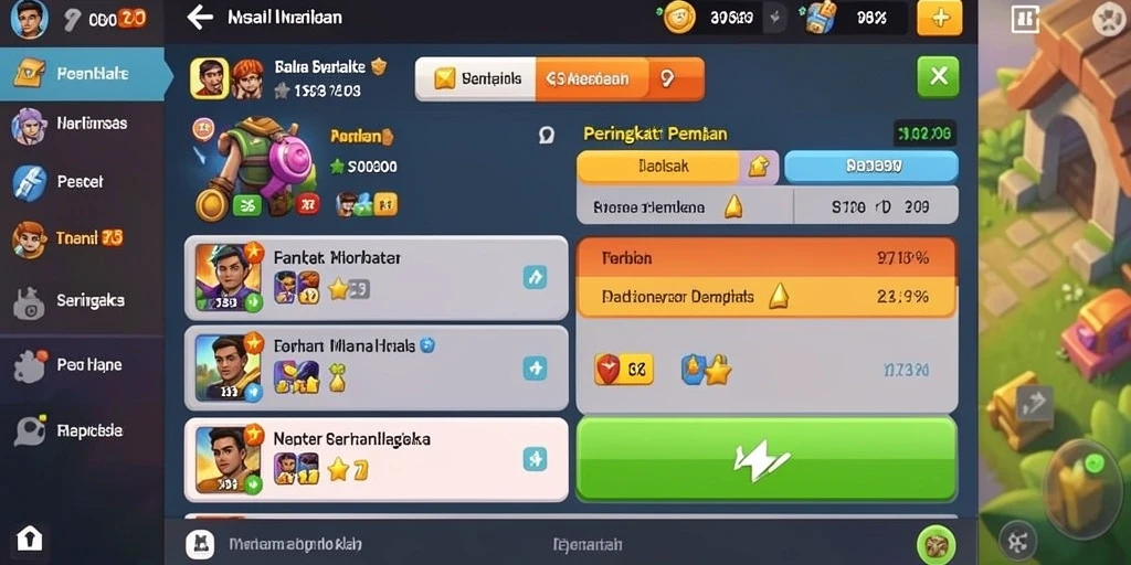 Tampilan antarmuka yang menarik dan intuitif.